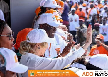 Parade de clôture de la campagne présidentielle 2025